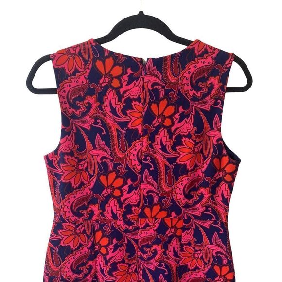 Lands’ End Floral Paisley Print Dress Sz 8 - Picture 5 of 9